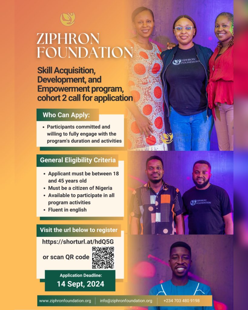 Ziphron Foundation – Second Cohort Program Ziphron Foundation – Second Cohort Program